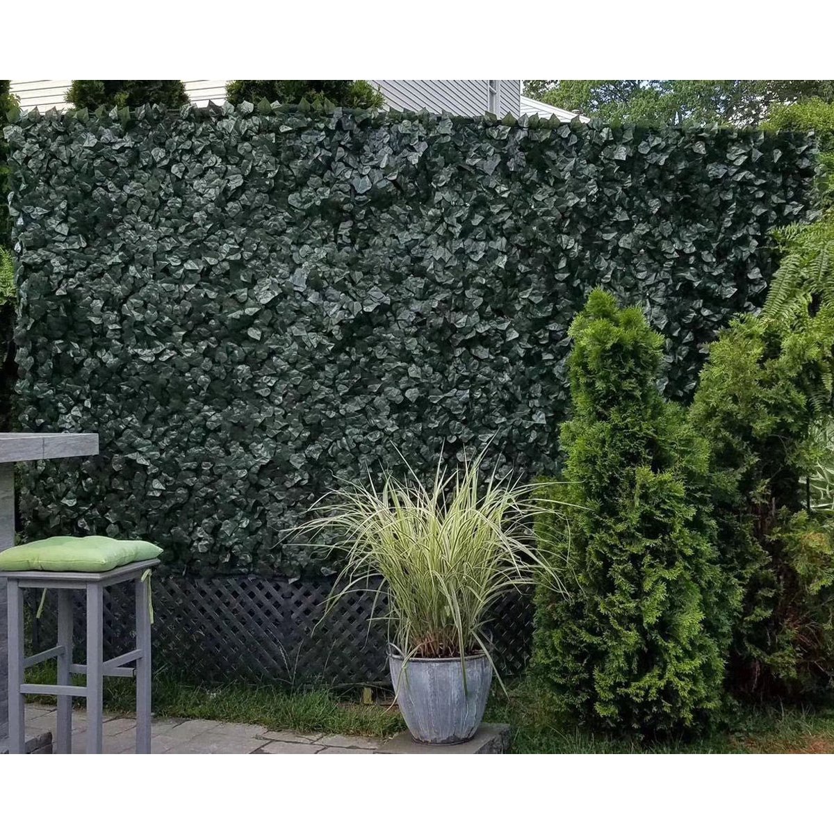 Gard viu artificial cu frunze verzi latime 1.5M si lungime 3M